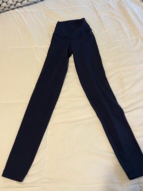 aerie Navy High-Rise Kids Leggings